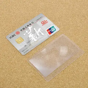 10 Tk/Palju Kaasaskantav Krediitkaardi Suurus Luup Mini Luup Luup Lugemise Vahend Öö Lugemise Kõrge Kvaliteediga