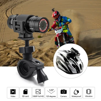 F9 Kaamera Hd Mountain Bike Jalgratta, Mootorratta Kiiver Sport Action Kaamera Video Dv Videokaamera, Full Hd 1080p Auto videosalvesti