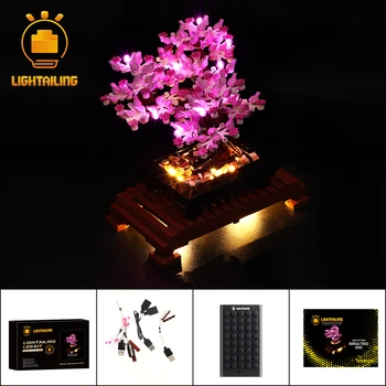LIGHTAILING LED Light Kit for 10281 Bonsai Puu, Roosad Õied Versioon ehitusplokid Komplekt (NR Mudel) Mänguasjad Lastele