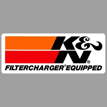 Peegeldav Auto Kleebis K&N FilterCharger On Varustatud Originaal 1980. Racing Decal Ralli Kleebis Auto Pakkumise